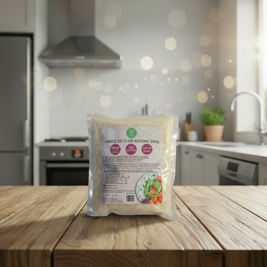 Arroz seco konjac natural