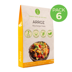 Pack 6 Arroz de konjac shirataki