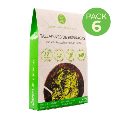 Tallarines de Espinacas - Pack 6