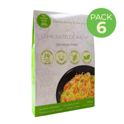 Espaguetis konjac de avena Pack 6