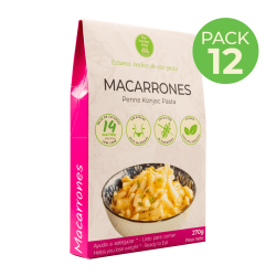 Macarrones de konjac x Pack 12