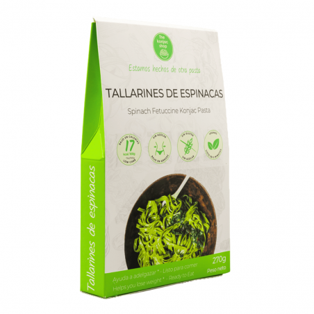 Konjac Spinach Fetuccine