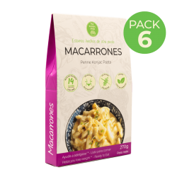 Macarrones de konjac x Pack 6