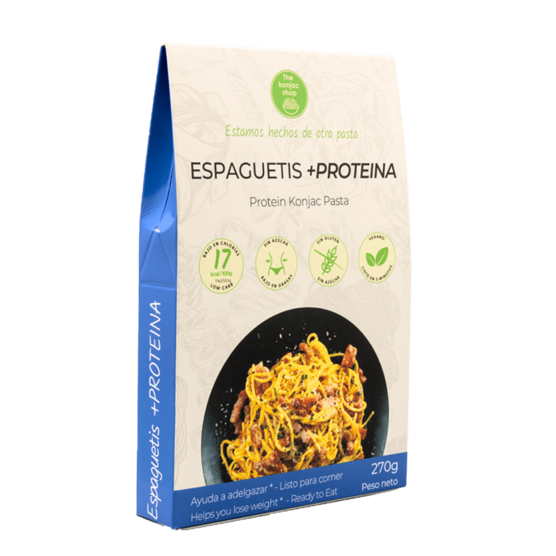 Espaguetis konjac con proteina
