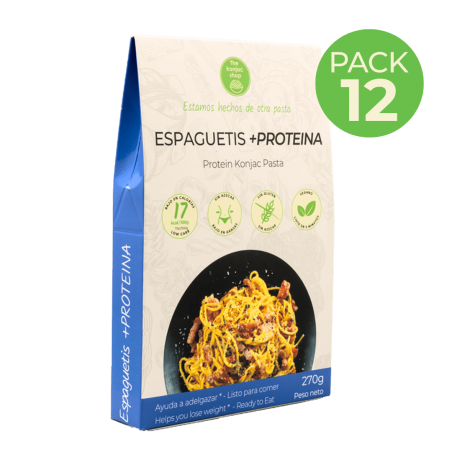 Espaguetis con Proteina Pack de 12 Espaguetis con Proteina Pack de 12