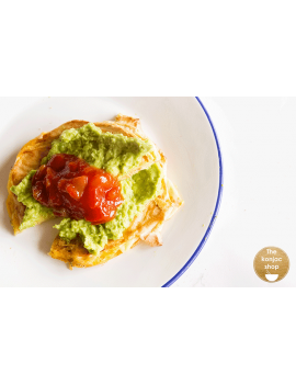 Quesadillas with glucomannan from konjac