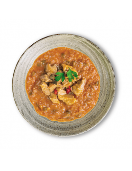 Konjac Rice Dish with Chicken and Vegetables