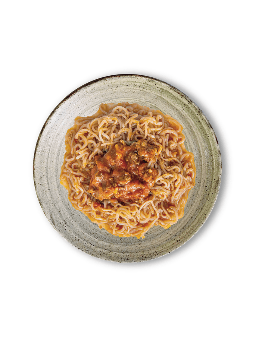 Spaghetti Konjac bolognese