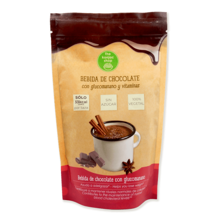 Glucomannan drink, chocolate