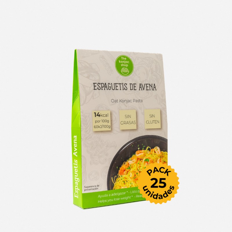 Nouilles Konjac Spaghetti & avoine - Natura 250 g