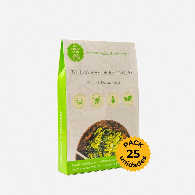 Pack25 Spinach noodles konjac