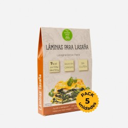 Paquet de 5 feuilles de lasagne konjac