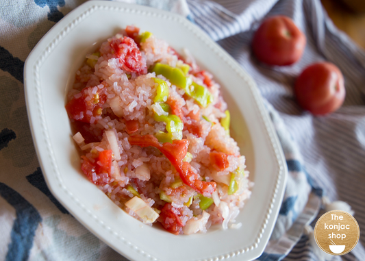 Arroz de konjac con trampó mallorquín- 300kcal