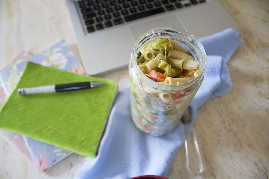 Ensalada de amaranto con salsa de miel y mostaza – 440kcal