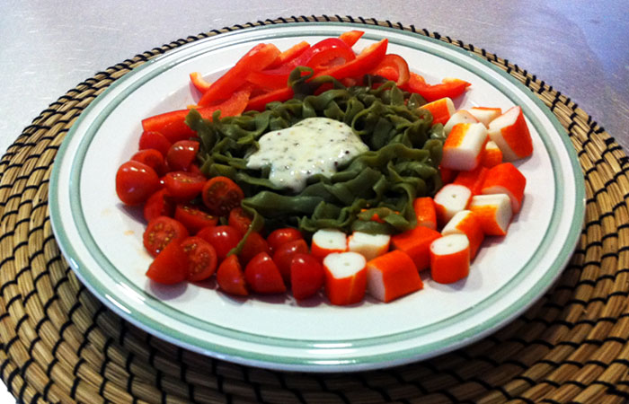 Fetuccine de espinafre Marco Polo – 180kcal