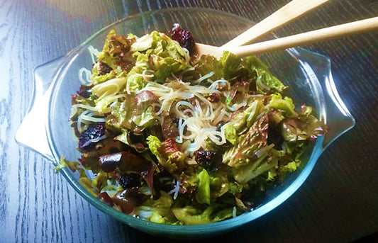 Ensalada dulce y picante con cerezas – 300kcal