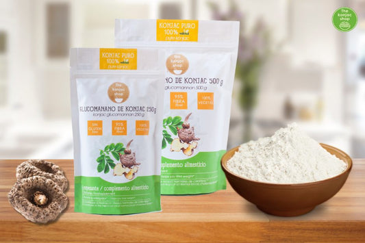¿Quién dice que la harina no es saludable? Con el glucomanano (harina de konjac), puedes mejorar tu salud y perder peso