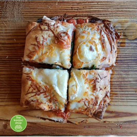 Lasaña cubierta de hojaldre