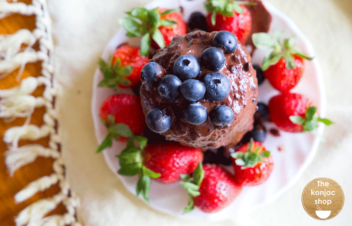 Mugcake de chocolate y moras – 160kcal
