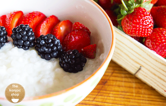 Pudding de vainilla con arroz konjac -118kcal
