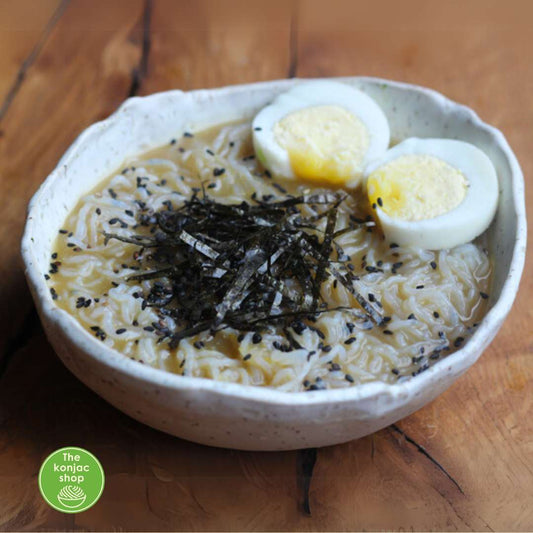 Ramen casero con Espaguetis de Avena de Konjac – 185kcal