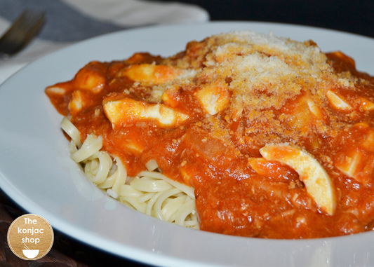 Tallarines con Asadillo Manchego