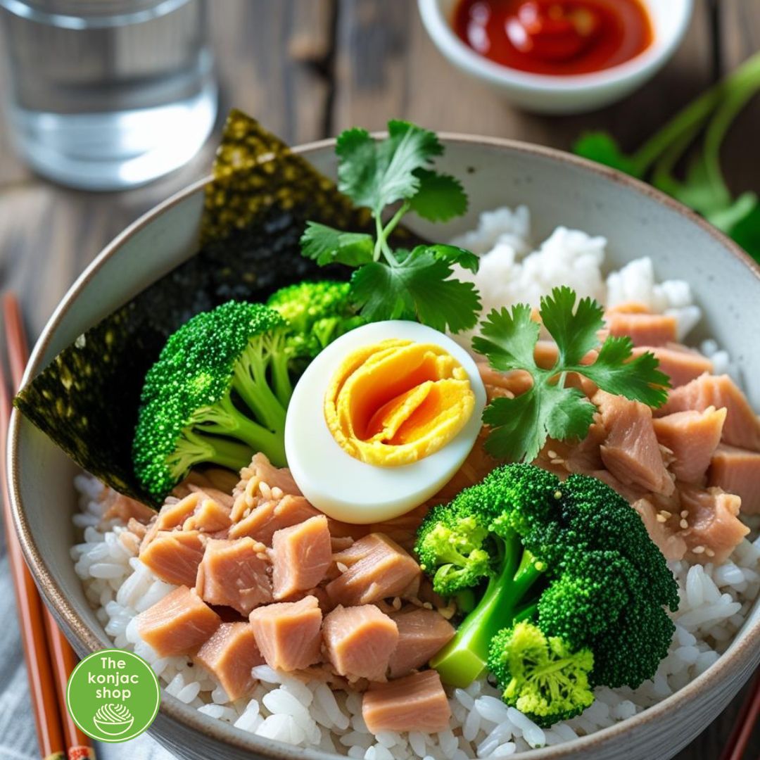 🥢 Bol oriental de atún – 295kcal