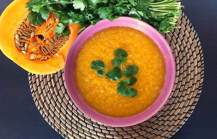 Creme de abóbora com arroz – 130kcal