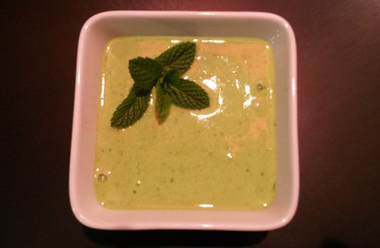 Crema de guisantes y menta – 140kcal