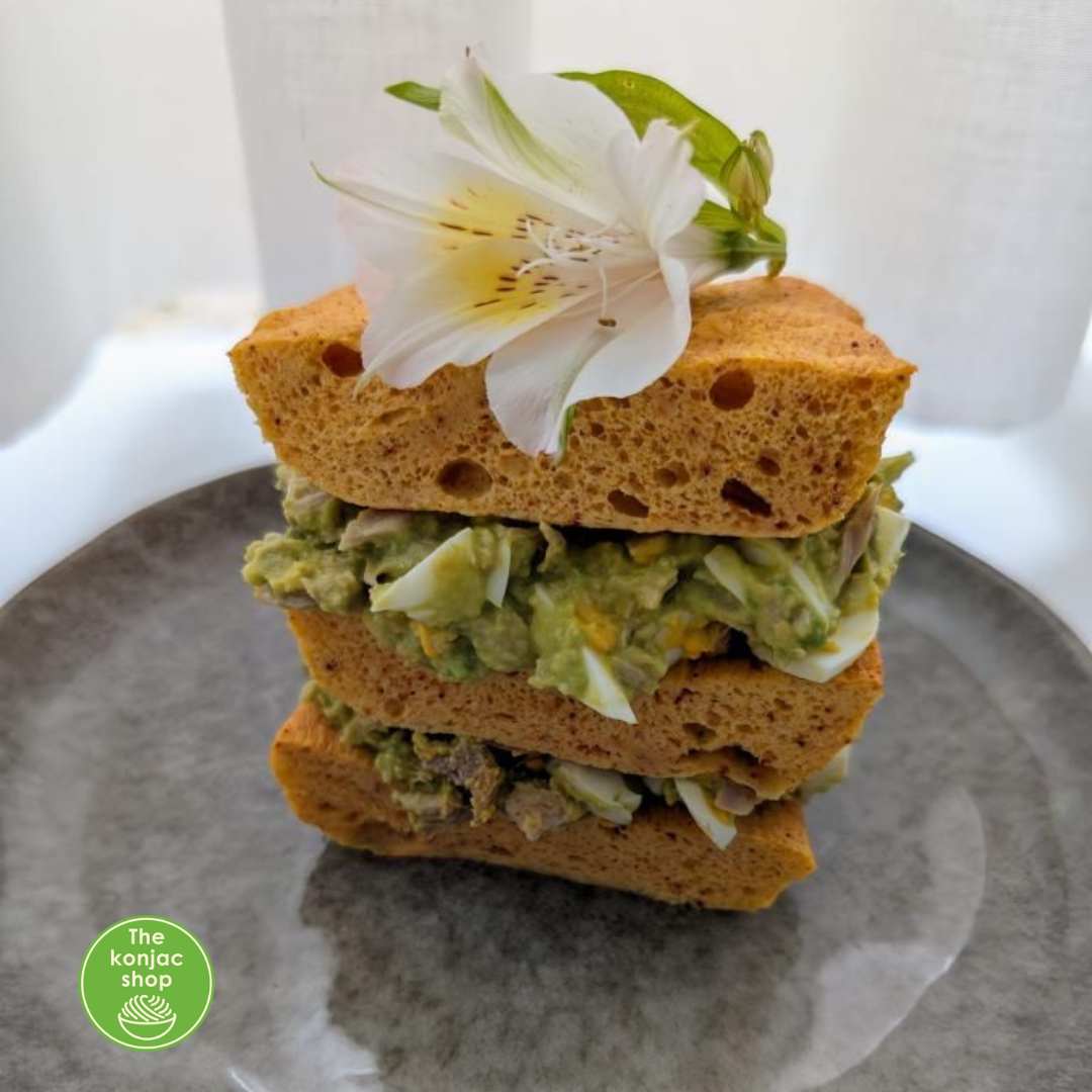 Pan Konjac Antiiflamatorio con Cúrcuma