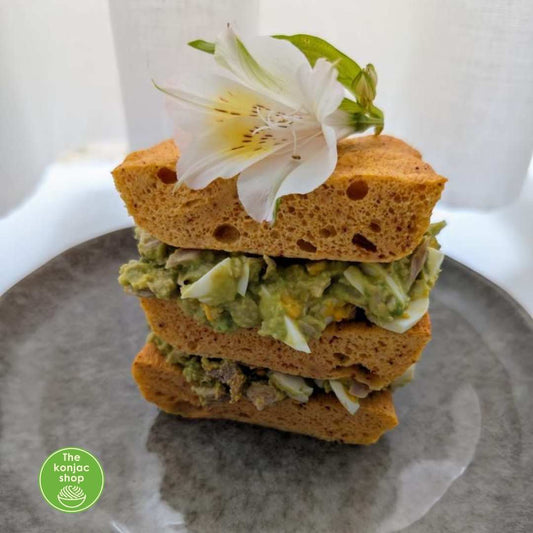 Pan Konjac Antiiflamatorio con Cúrcuma