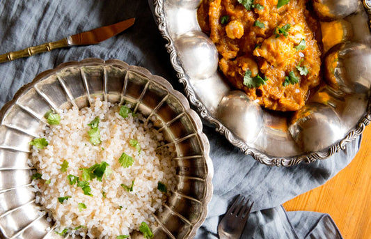 Arroz de konjac con Garam Masala – 250kcal