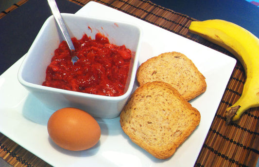 Geléia fácil de morango e konjac – 33kcal