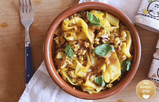 Pappardelle al Azafrán