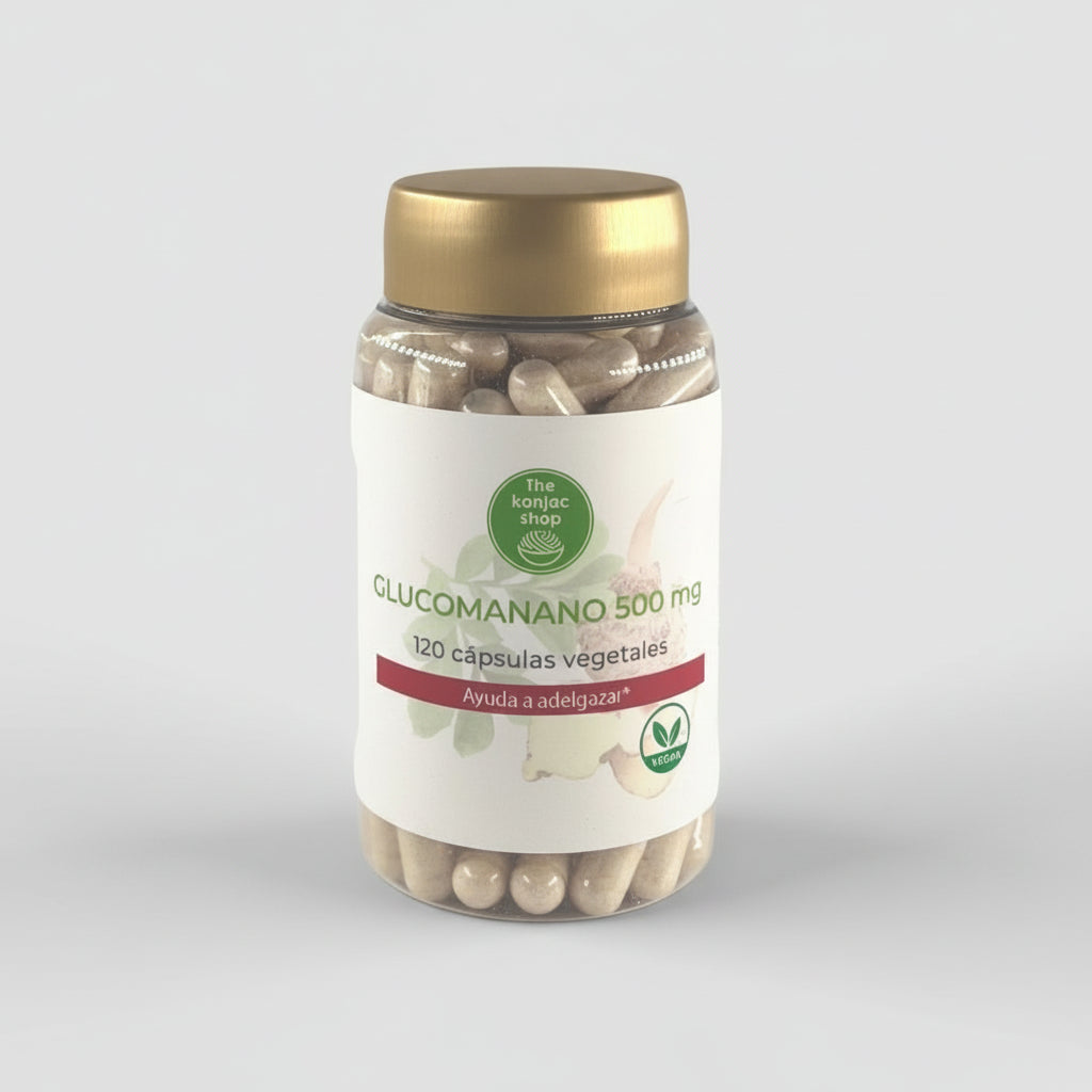 Cápsulas de glucomanano de konjac