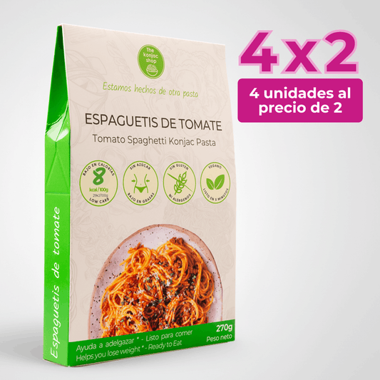 Espaguetis konjac de tomate OFERTA