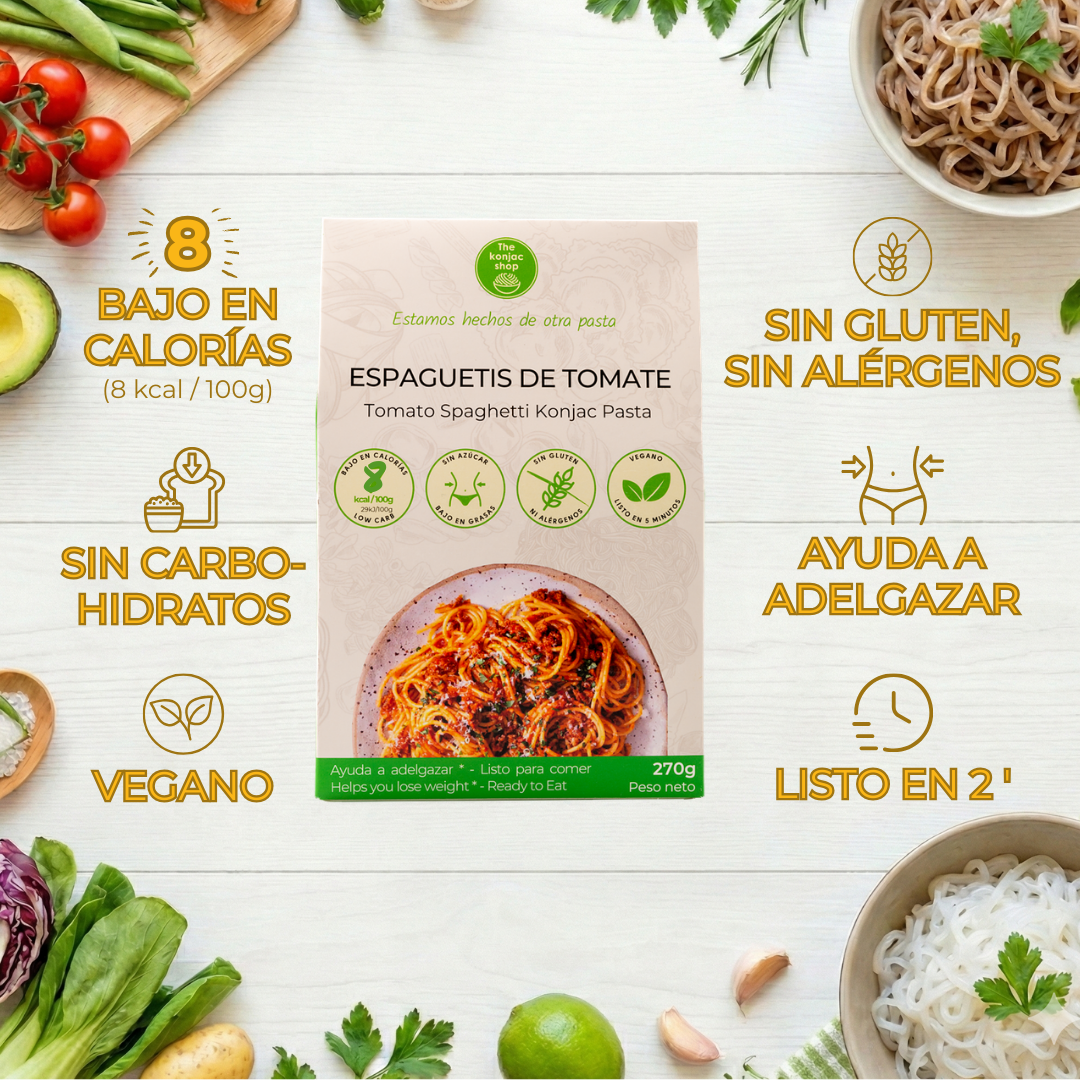 Espaguetis konjac de tomate_propiedades