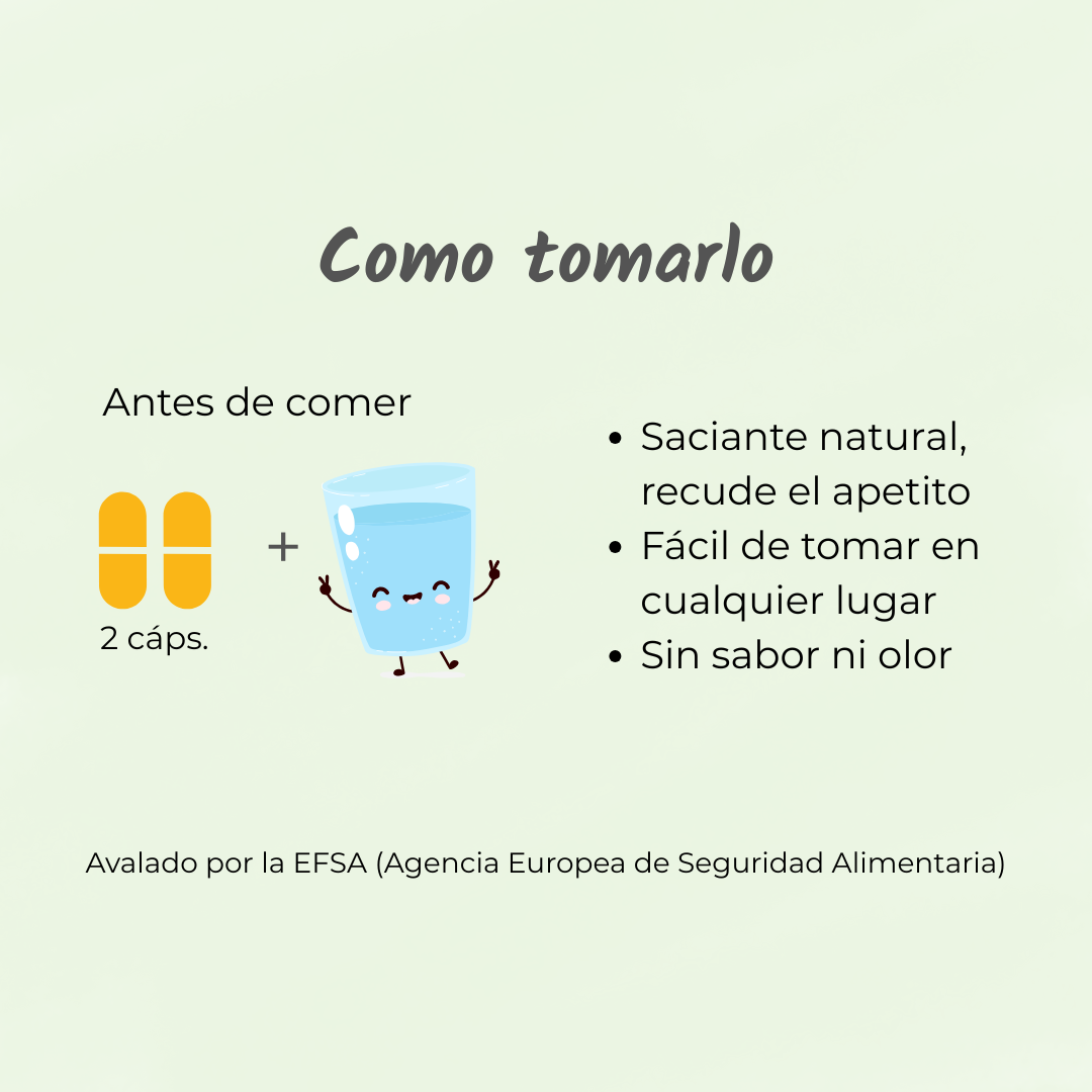 Glucomanano  - Cómo tomarlo