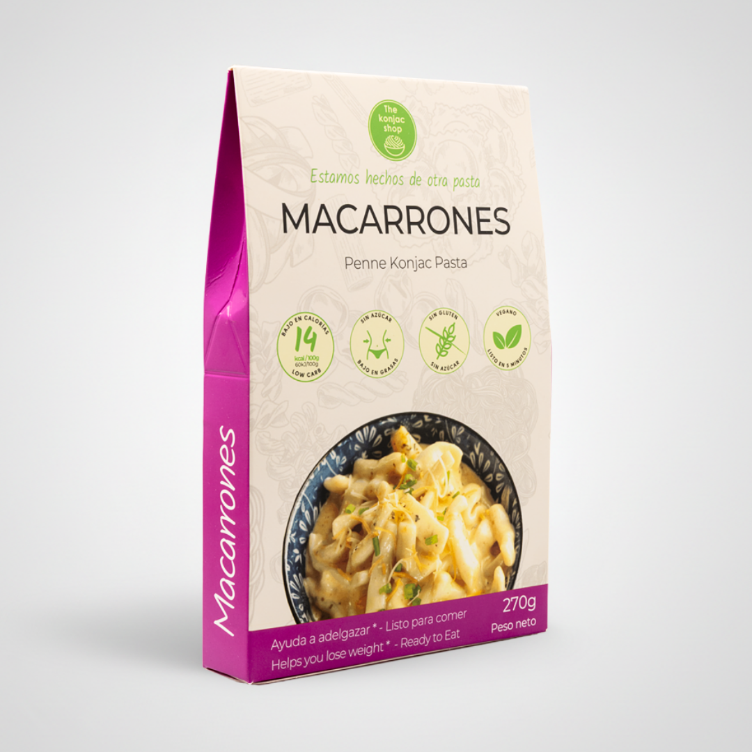 Macarrones de konjac