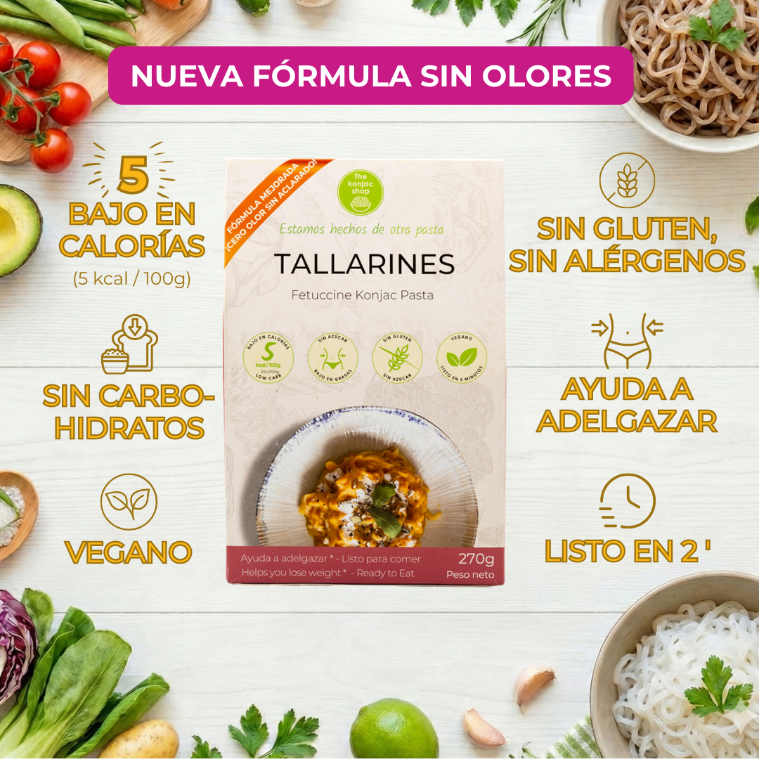 Tallarines Konjac_Propiedades