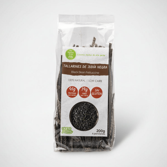 Tallarines de judía negra