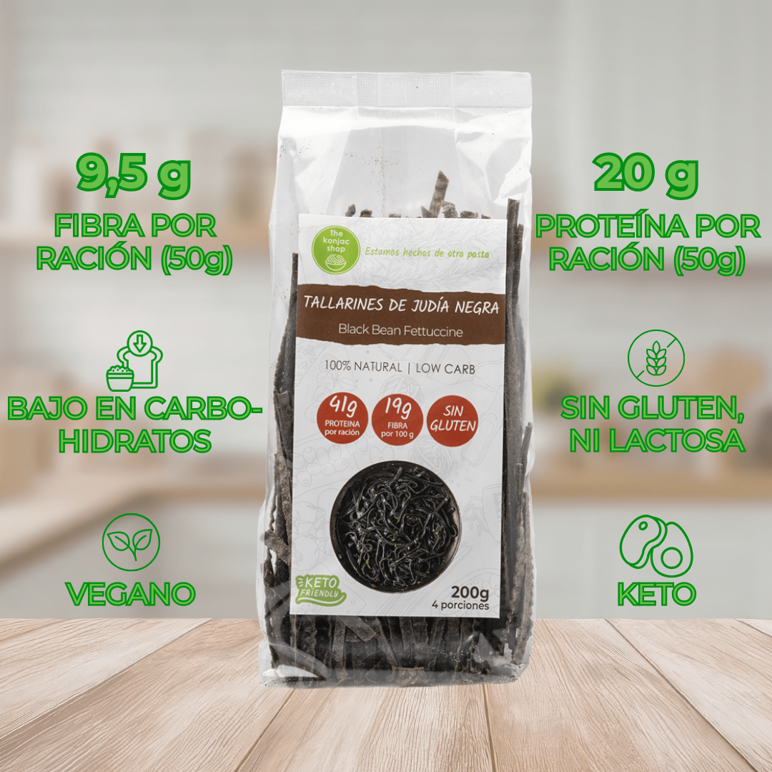 Tallarines de judía negra_propiedades