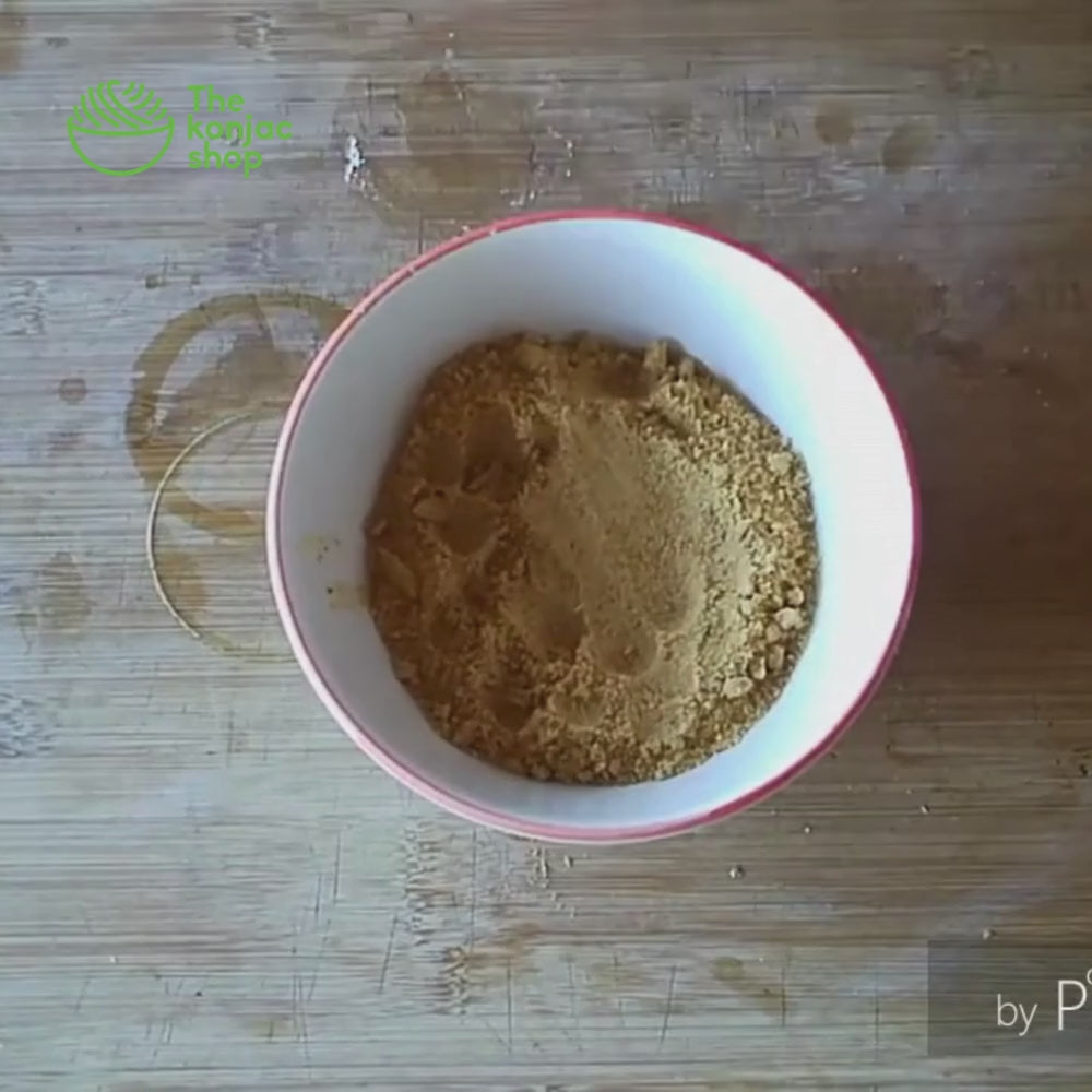 Cheesecake con glucomanano de konjac