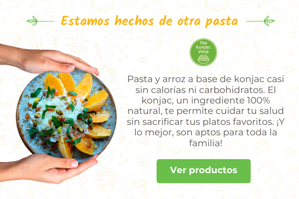Pasta shirataki de konjac